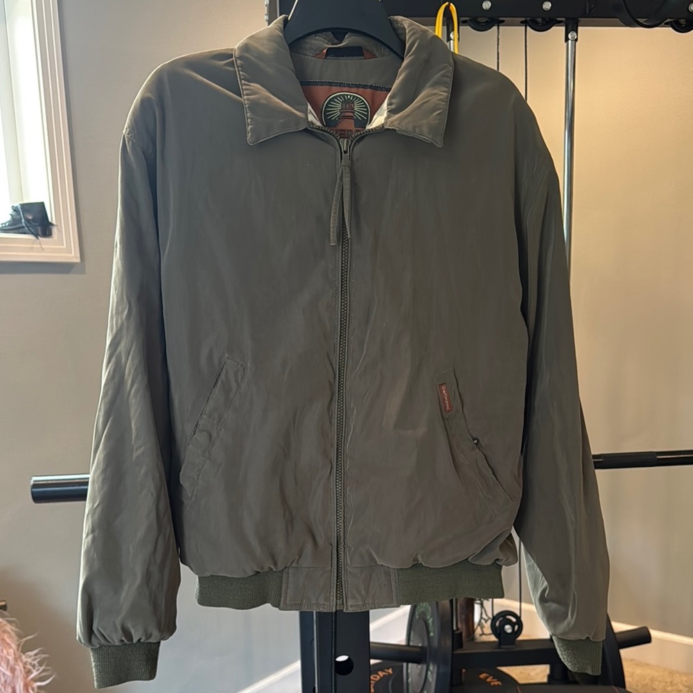 Green vintage jacket Weatherproof Garment Company